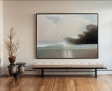 Modern Landscape Art Beige Landscape Canvas Painting Office Framed On Canvas Landscape painting