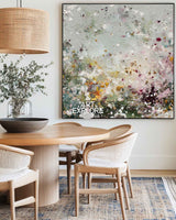 Modern Sage Green Abstract Painting for Living Room, Canvas Art – ArtExplore