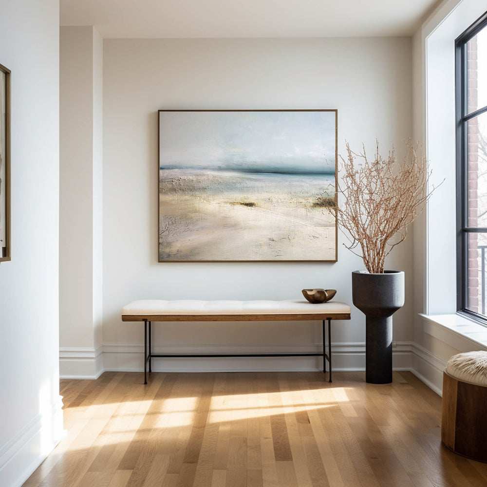 Beach Paintings On Canvas Extra Large Beach themed Canvas Wall Art For Bathroom