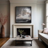 Modern landscape art painting for home decor black and white scenery paintings on canvas landscape oil paintings for sale