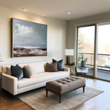 Modern Coastal Artwork Sea scape Wall Art Oversized Seaside Painting