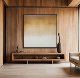 Large Brown Wall Art Brown Solid Color Painting Wabi-sabi Minimalist Square Textured Wall Art For Sale