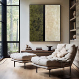 Modern Green Textured Wall Art Large Green Painting Abstract Wall Art For Livingroom