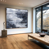 Large Coastal Wall Art Acrylic Seascape Painting Framed Blue Modern Seaside Paintings Canvas