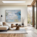 Beach Acrylic Painting Coastal Wall Art Large Seascape Wall Art Framed