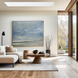 Beach Abstract Painting Large Sky And Sea Painting Seascape Painting