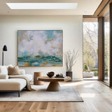 Ocean Acrylic Painting Large Beach Canvas Art Ocean Wave Art For Living Room