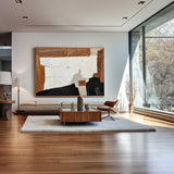 Black And Brown Wall Art Abstract Acrylic Art Canvas Painting For Living Room Abstract Canvas Painting