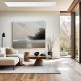 Modern Landscape Art Beige Landscape Canvas Painting Office Framed On Canvas Landscape painting