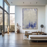 Original Blue And White Abstract Canvas Art Contemporary Art Large Abstract Canvas Wall Art Modern Abstract Painting On Canvas Acrylic