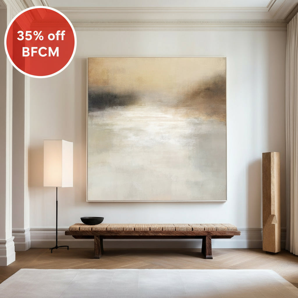 Oversize modern landscape painting european landscape paintings decorative painting for scandinavian interior
