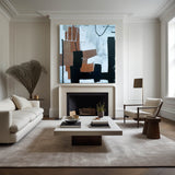 Modern Black And Brown Acrylic Painting Large Livingroom Canvas Art Abstract Wall Art For Sale