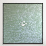Large Green Wabi-Sabi Texture Painting for Modern Interiors | Handmade Wall Art | ArtExplore