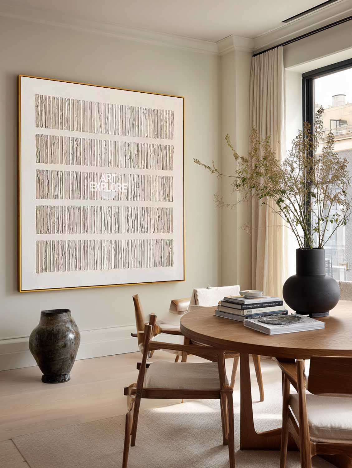 Wabi-sabi Minimalist Painting #ABAS87