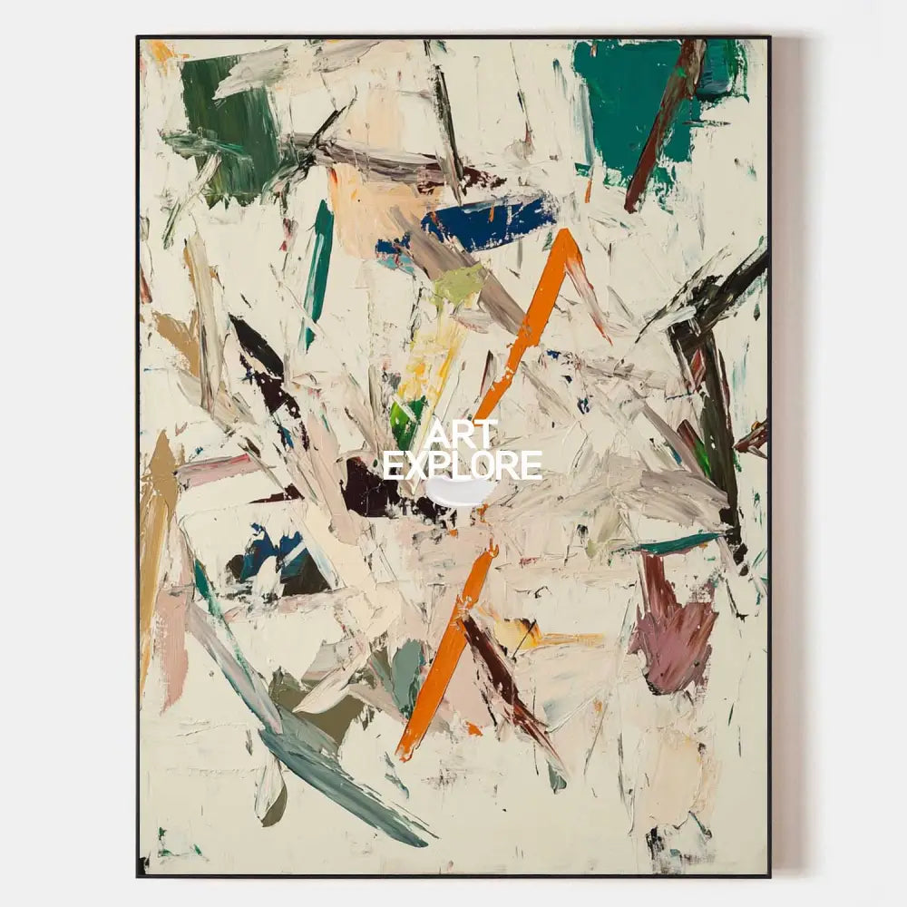 Large Beige Texture Art Painting Wabi-sabi Beige Wall Art Modern Beige Abstract Wall Art For Sale