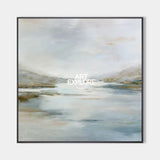 Large Minimalist Landscape Canvas Art – Handmade Wall Decor for Modern Living Room or Lounge | ArtExplore