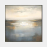 Large Lake Wall Art Texture Landscape Wall Art Luxury Modern Minimalist Landscape Painting For Sale