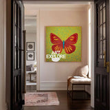ArtExplore Bold Butterfly Wall Art – Large Handmade Artwork & Bold Home Accent for Hallway