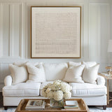 Beige Wabi Sabi Wall Art Modern Beige Texture Abstract Wall Art Large Canvas Art Minimalist Modern Wall Decor