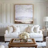 Coastal Wall Art Canvas Beach Scene Painting Impressionist Beach