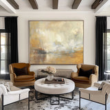 Abstract Beach Art Large Coastal Wall Art Beach Scene Painting Framed Beach Wall art