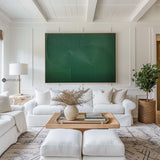 Modern Green Textured Canvas Wall Art,Green Rich Textured Painting Acrylic ,Original Green Oil Painting