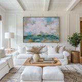 Ocean Acrylic Painting Large Beach Canvas Art Ocean Wave Art For Living Room