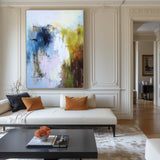 Large Abstract Seascape Painting On Canvas Huge Beach Wall Art Canvas