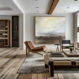 Beach Painting Large Framed Coastal Wall Art Modern Beach art Seascape Artwork