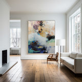 Large Colorful Minimalist Painting Modern Minimalist Abstract Wall Art For Sale