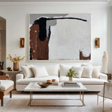 Japandi Abstract Wall Art Abstract Acrylic Painting Livingroom Canvas Wall Art Interior Wall Art For Sale