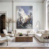 Modern Abstract Wall Art Textured Abstract Painting Oversized Canvas Art