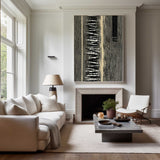 Wabi-Sabi Wall Art brown abstract wall art brown painting brown abstract art canvas minimalist painting