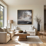 Modern landscape art painting for home decor black and white scenery paintings on canvas landscape oil paintings for sale