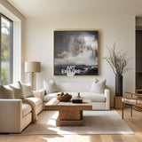 Modern landscape art painting for home decor black and white scenery paintings on canvas landscape oil paintings for sale