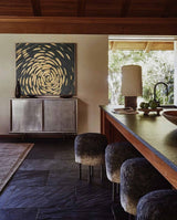 Black And Gold Minimalist Painting Modern Abstract Art Large Canvas Wall Art Horizontal Art