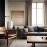 Brown Wabi-sabi Minimalist Painting Brown Abstract Painting Minimalist Abstract Wall Art