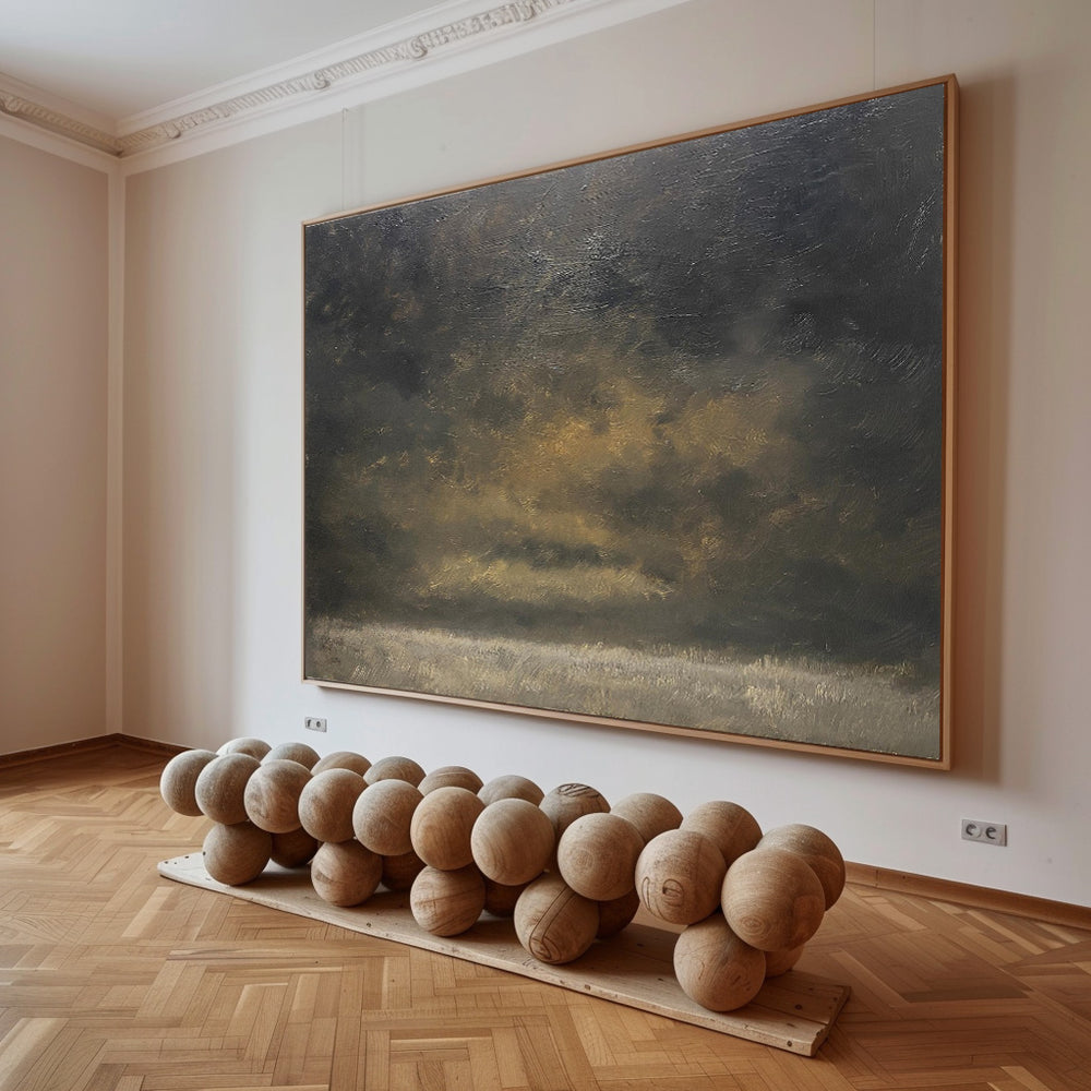 Impressionist Seascape Paintings Large Beach Canvas Wall Art Modern Beach Art