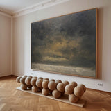 Impressionist Seascape Paintings Large Beach Canvas Wall Art Modern Beach Art