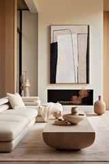 Extra Large Minimalist Painting Office Paintings Minimal Line Art