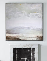 Coastal Wall Art Canvas Beach Scene Painting Impressionist Beach