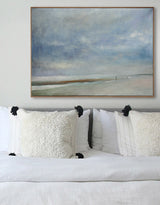 Beach Abstract Painting Large Sky And Sea Painting Seascape Painting