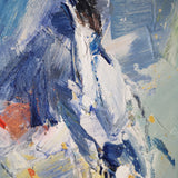 Textured Bright Abstract Painting Big Contemporary Abstract Art For Sale