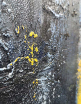 Orange Abstract Painting Large Modern Wall Art Yellow Abstract Art