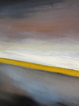 Black And Grey Minimalist Abstract Acrylic Art Canvas Painting Abstract Wall Art Painting For Sale