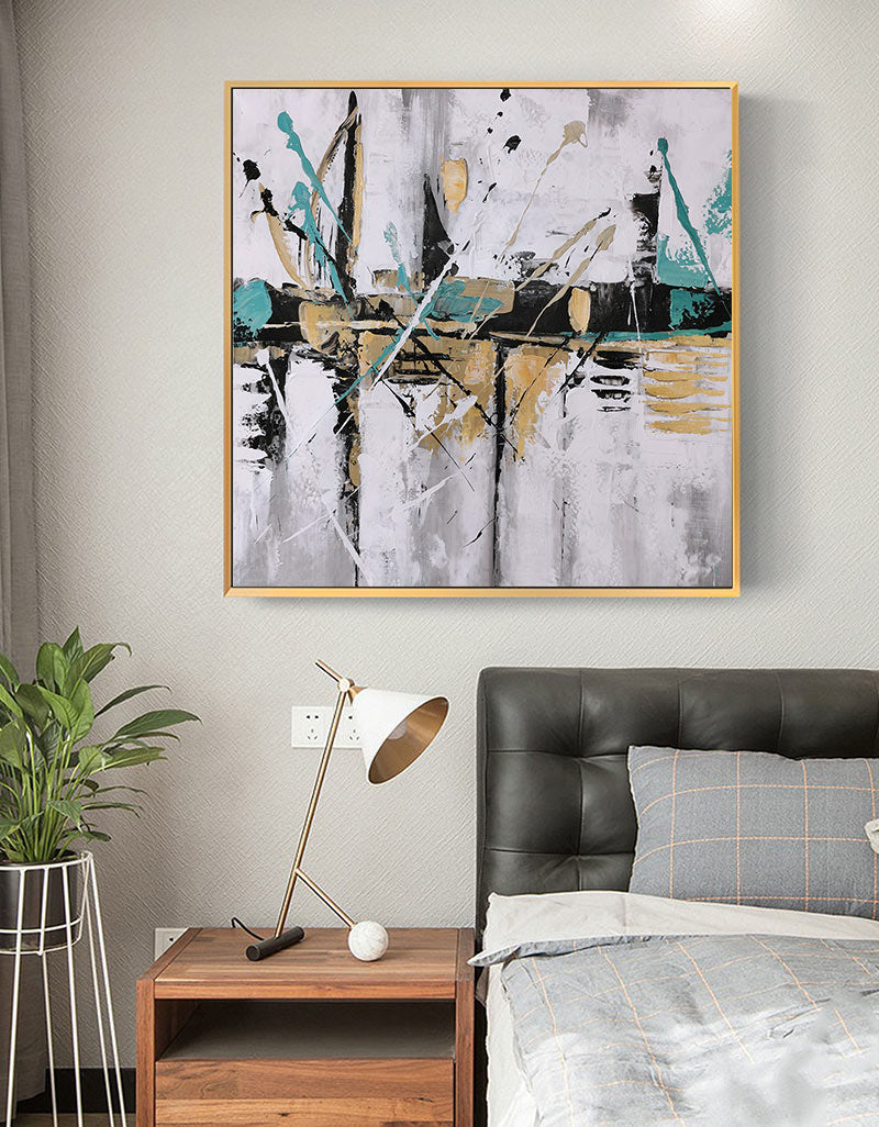 Impressionist Seascapes Coastal Abstract Wall Art Modern Coastal Artwork