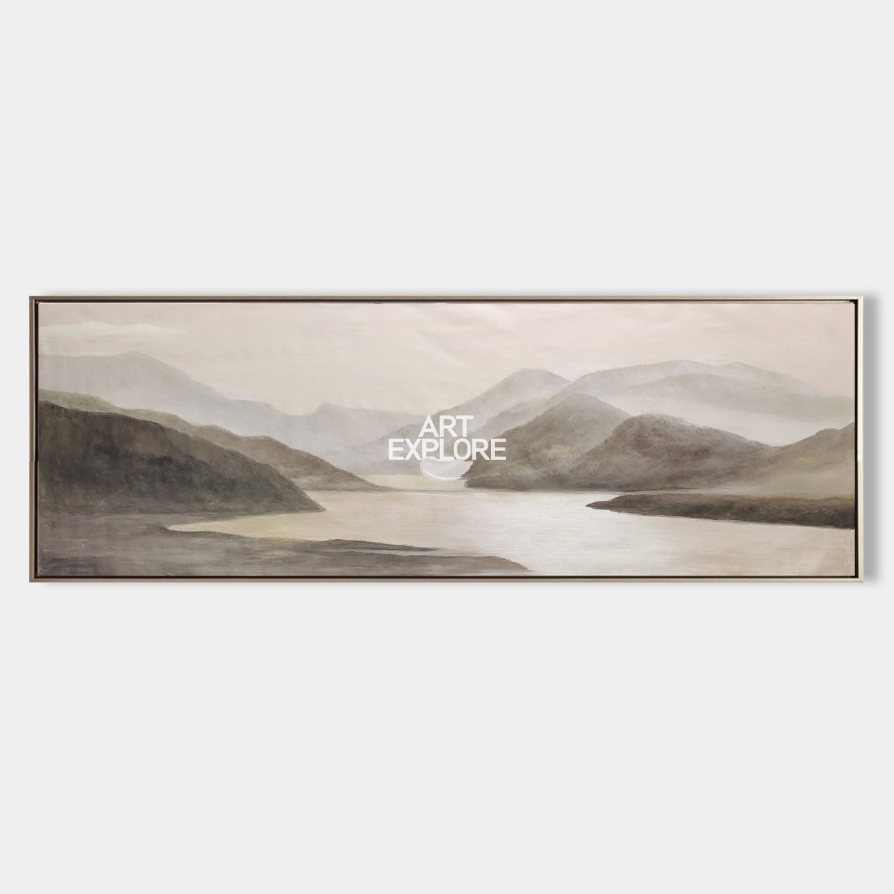 Extra Large Abstract landscape Painting Modern Landscape Canvas Art Huge Wall Art For Living Room