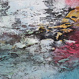 Square Acrylic Abstract Landscape Painting Impressionist Scenery Art