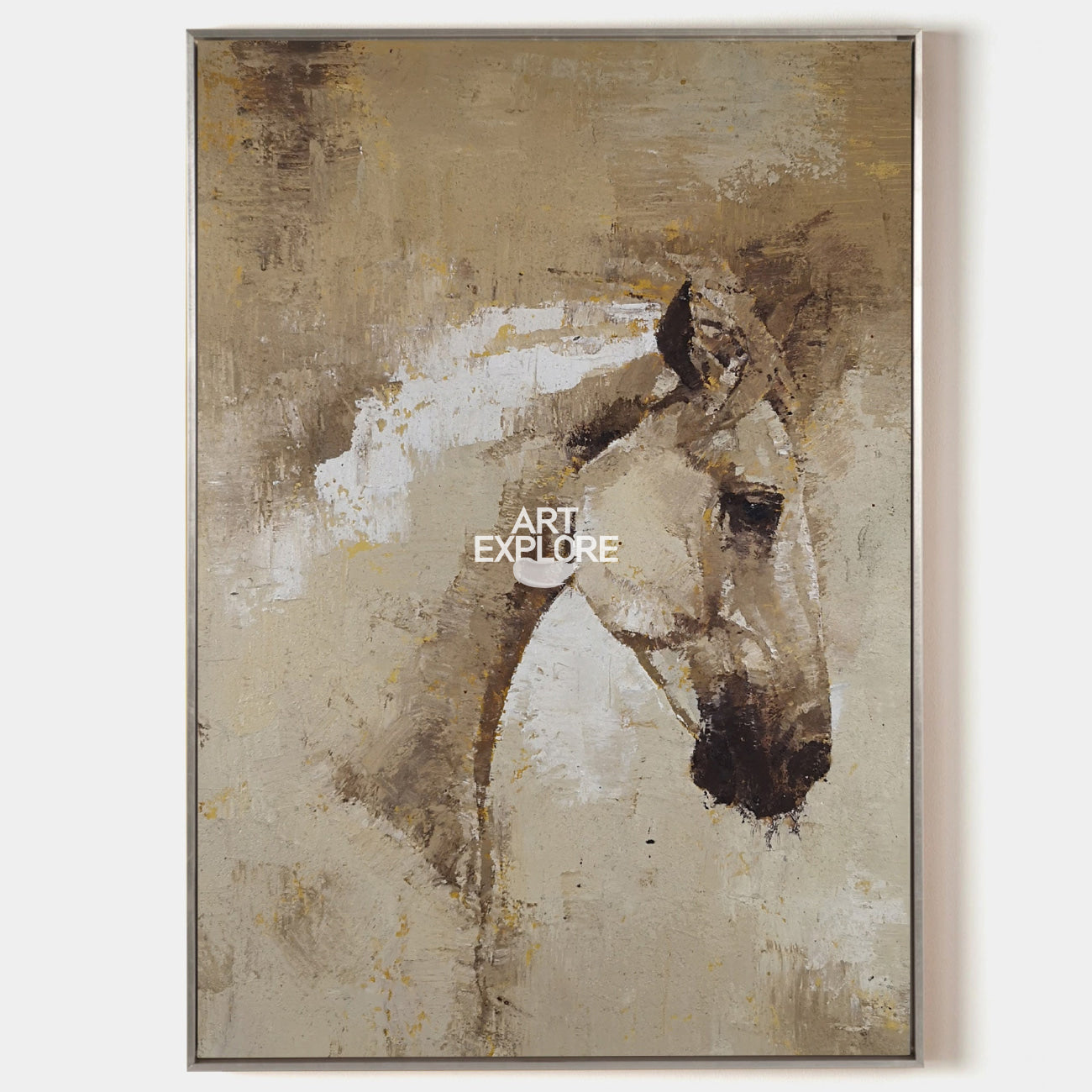 Contemporary Horse Art Abstract Horse Paintings On Canvas Equestrian Art