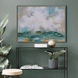 Ocean Acrylic Painting Large Beach Canvas Art Ocean Wave Art For Living Room